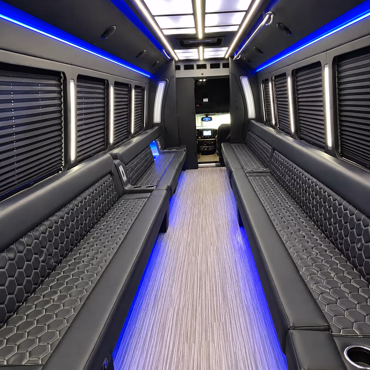 dearborn heights party bus rental interior