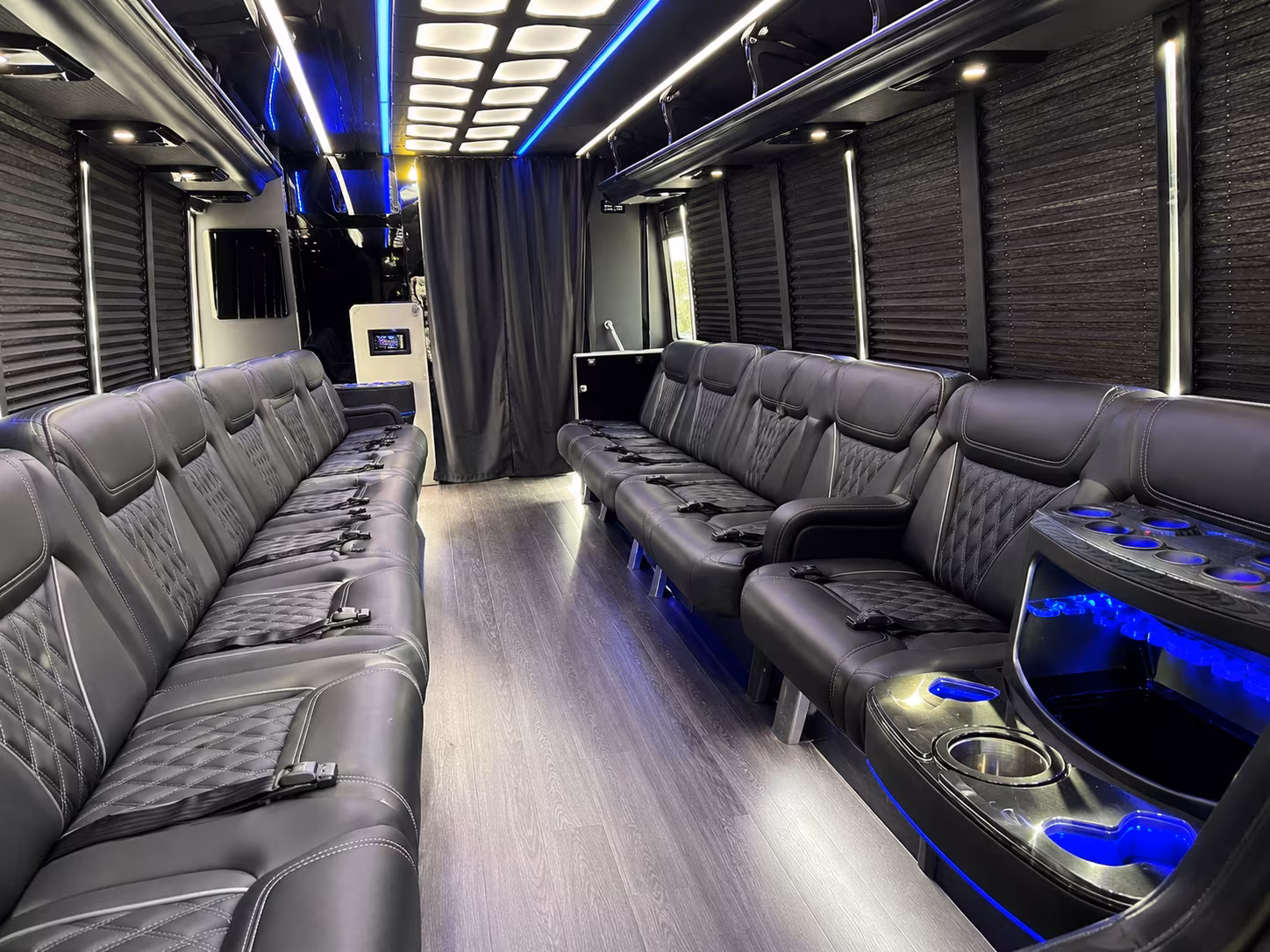 night on town party bus rental