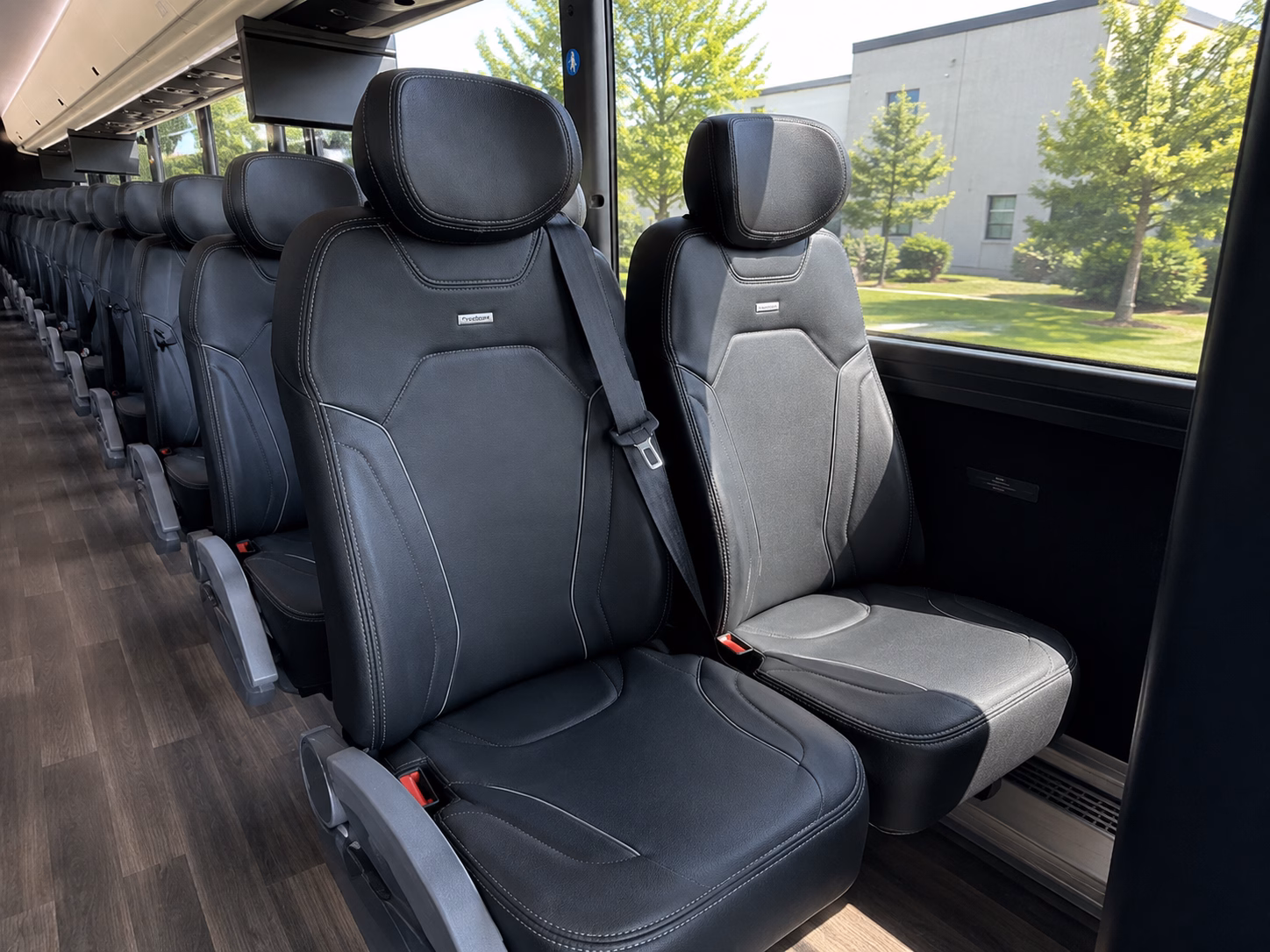 rather than juggling carpools and reimbursements let one bus handle the whole team