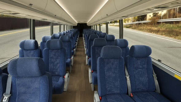 Interior of Charter Bus Company Dearborn Heights's 18 Passenger Minibus in Dearborn Heights