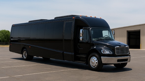 Exterior of Charter Bus Company Westland's 25 Passenger Mini bus in Westland