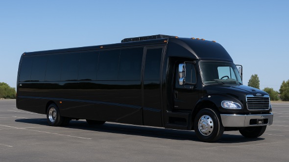Exterior of Charter Bus Company Dearborn Heights's 30 Passenger Minibus in Dearborn Heights
