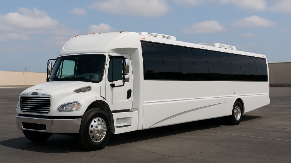 Exterior of Charter Bus Company Dearborn Heights's 35 Passenger Minibus in Dearborn Heights