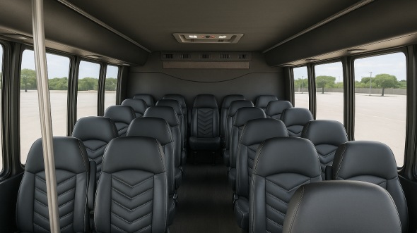dearborn heights 18 passenger minibus inside