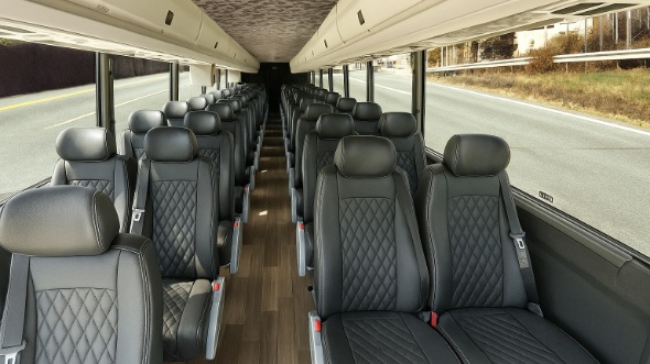 dearborn heights 28 passenger minibus inside
