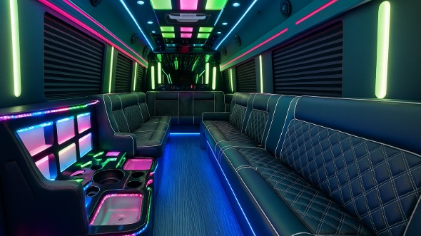 dearborn heights party bus rental inside